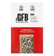 The GFB, батончики без глютену, журавлина та підсмажений мигдаль, 12 батончиків по 58 г (2,05 унції)