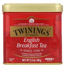 Twinings, Classics, English Breakfast Loose Tea, 3.53 oz (100 g)