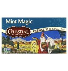 Celestial Seasonings, трав’яний чай, Mint Magic, без кофеїну, 20 чайних пакетиків, 41 г (1,4 унції)