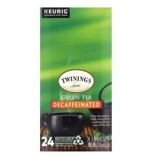 Twinings, зелений чай без кофеїну, 24 K-капсули по 3,2 г (0,11 унції)