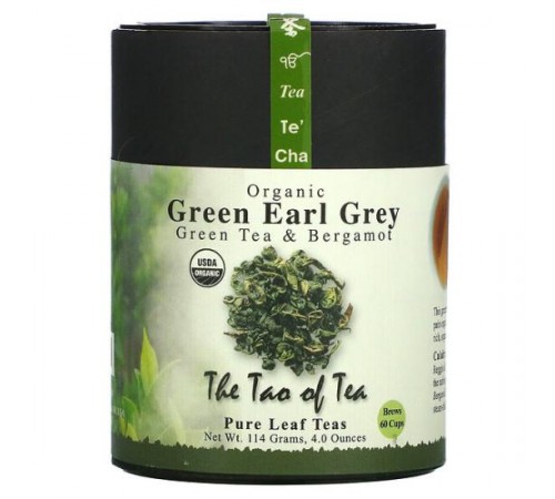 The Tao of Tea, Organic Green Tea & Bergamot, Green Earl Grey, 4.0 oz (115 g) The Tao of Tea, Organic Green Tea & Bergamot, Green Earl Grey, 4.0 oz (115 g)