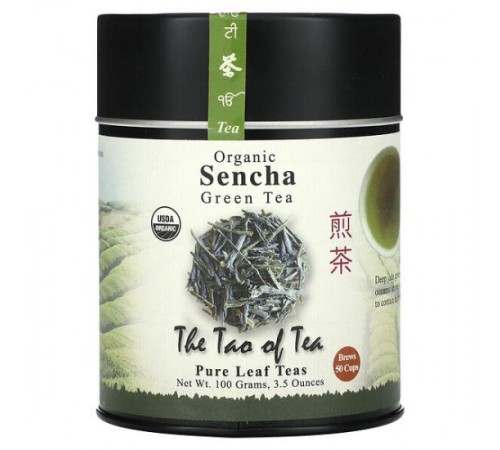 The Tao of Tea, органічний зелений чай, сенча, 100 г (3,5 унції)