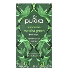 Pukka Herbs, органічний зелений чай, матча, 20 пакетиків, 30 г (1,05 унції)