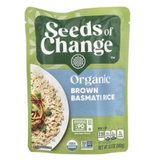 Seeds of Change, органічний коричневий рис басматі, 240 г (8,5 унції)