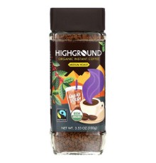 Highground Coffee, Organic Instant Coffee, Medium, 3.53 oz (100 g)