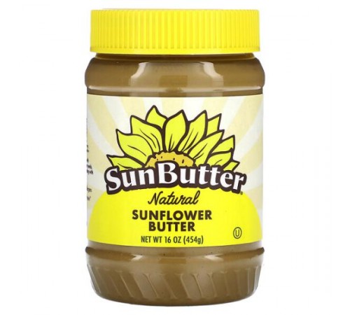 SunButter, натуральне соняшникове масло, 454 г (16 унцій)