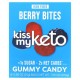 Kiss My Keto, жувальні цукерки, ягідні шматочки, 8 пакетиків по 25 г (0,88 унції)