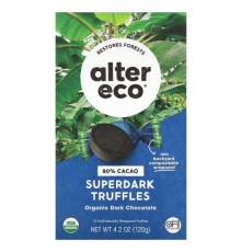 Alter Eco, Organic Dark Chocolate Truffles, Superdark, 80% Cacao, 10 Truffles, 4.2 oz (120 g)