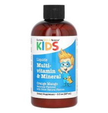 California Gold Nutrition, рідкі мультивітаміни та мікроелементи для дітей, без спирту, з натуральним смаком апельсина та манго, 237 мл (8 рідк. унцій)