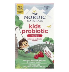 Nordic Naturals, пробіотики для дітей віком від 3 років, ягідна суміш, 30 пакетиків по 1 г (0,035 унції)