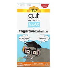 Country Life, Gut Connection, Cognitive Balance, для дітей, кисло-солодкий смак, 100 жувальних таблеток