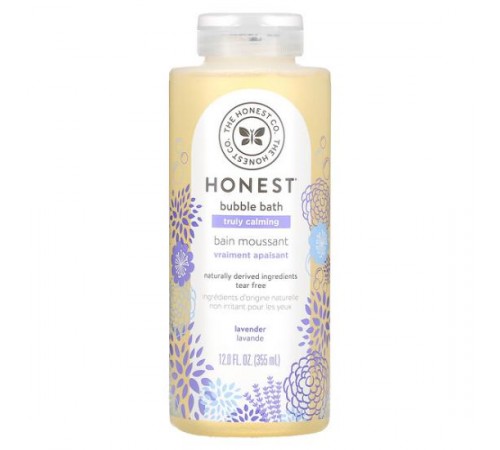 The Honest Company, Справді заспокійлива пінна ванна, лаванда, 12,0 рідких унцій (355 мл)
