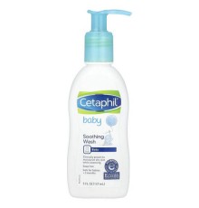 Cetaphil, Baby, Заспокійливий засіб для вмивання, 5 рідких унцій (147 мл)