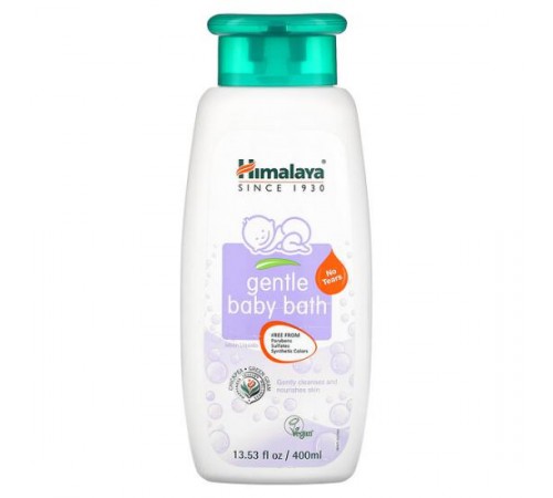 Himalaya, Ніжна дитяча ванна, 13,53 рідких унцій (400 мл) Himalaya, Ніжна дитяча ванна, 13,53 рідких унцій (400 мл)