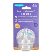 Lansinoh, NaturalWave Nipples, Slow Flow, 2 Nipples