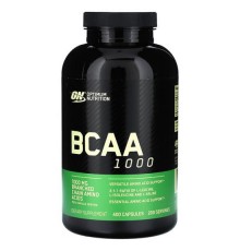 Optimum Nutrition, BCAA1000, 1000 мг, 400 капсул (500 мг у капсулі)