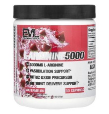 EVLution Nutrition, L-аргінін 5000, кавун, 270 г (9,52 унції)