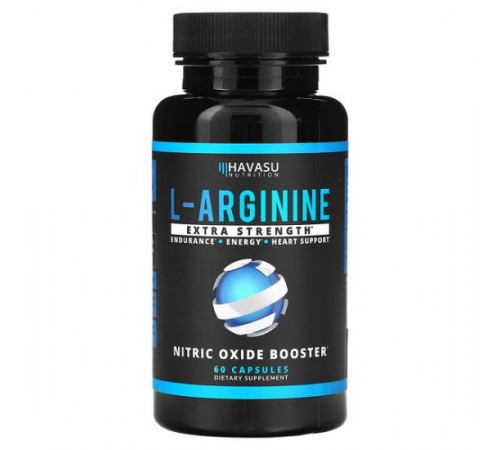 Havasu Nutrition, L-аргінін, посиленої дії, 60 капсул Havasu Nutrition, L-аргінін, посиленої дії, 60 капсул