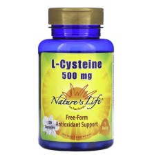 Nature's Life, L-цистеїн, 500 мг, 100 капсул