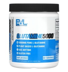 EVLution Nutrition, Glutamine5000, без ароматизаторів, 5000 мг, 10,58 унцій (300 г)