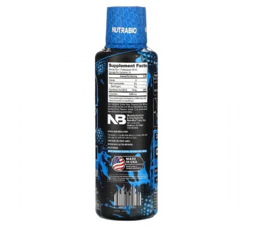 NutraBio, L-карнітин 3000 LeanShots, блакитний, 473 мл (16 рідк. унцій) NutraBio, L-карнітин 3000 LeanShots, блакитний, 473 мл (16 рідк. унцій)