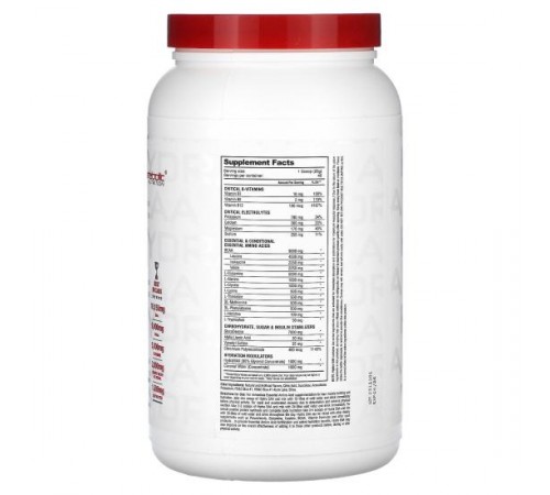 Metabolic Nutrition, Hydra, ефірна добавка з блакитною малиною, 1000 г (35,2 унції) Metabolic Nutrition, Hydra, ефірна добавка з блакитною малиною, 1000 г (35,2 унції)