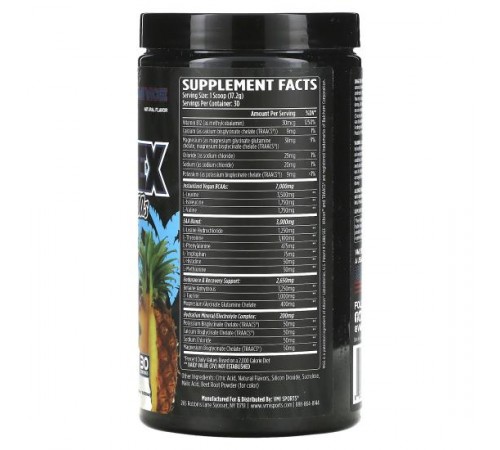 VMI Sports, Aminogex, EAA та BCAA, Miami Vice, 516 г (18,52 унції) VMI Sports, Aminogex, EAA та BCAA, Miami Vice, 516 г (18,52 унції)
