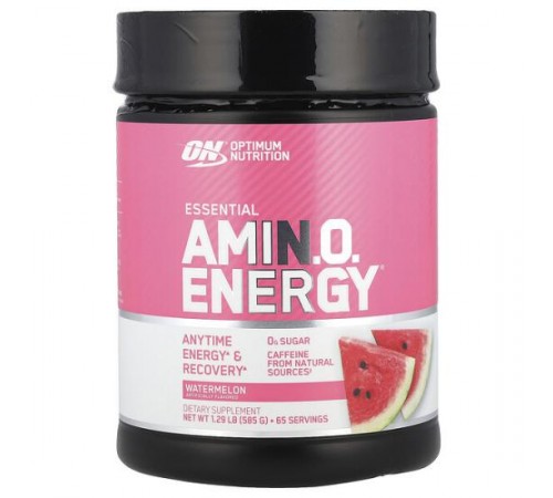 Optimum Nutrition, Essential Amin.O. Energy, кавун, 585 г (1,29 фунта)