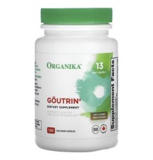 Organika, Goutrin, добавка з порошком із плодів вишні, 120 вегетаріанських капсул