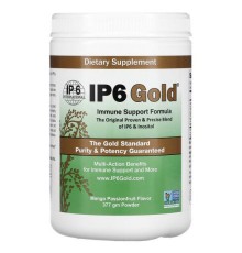 IP-6 International, IP6 Gold, добавка для підтримки імунітету в формі порошку, манго і маракуйя, 412 г