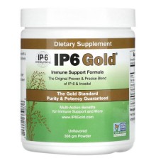 IP-6 International, IP6 Gold, Immune Support Formula Powder, Unflavored, 308 г