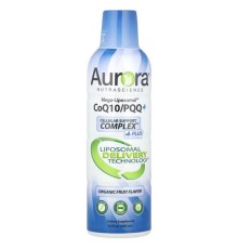 Aurora Nutrascience, Mega-Liposomal™, коензим Q10/PQQ+, органічні фрукти, 480 мл (16 рідк. унцій)