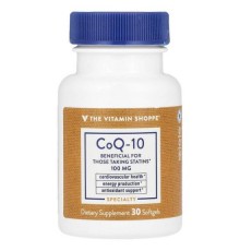 The Vitamin Shoppe, коензим Q10, 100 мг, 30 капсул