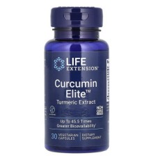 Life Extension, Curcumin Elite, екстракт куркуми, 30 вегетаріанських капсул