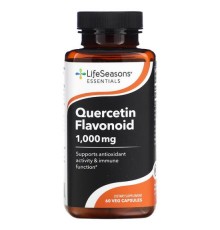LifeSeasons, флавоноїд кверцетин, 1000 мг, 60 вегетаріанських капсул (500 мг у капсулі)