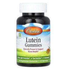 Carlson, жувальні таблетки з лютеїном, натуральне манго, 46 вегетаріанських жувальних таблеток