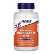 NOW Foods, Extra Strength Policosanol, 40 mg, 90 Veg Capsules