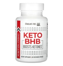 KetoLogic, Keto BHB, 60 вегетаріанських капсул