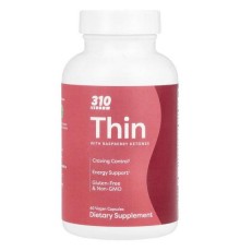 310 Nutrition, Thin With Raspberry Ketones, 60 Vegan Capsules