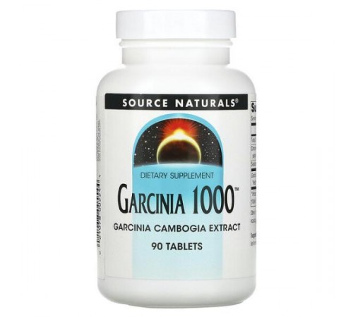 Source Naturals, Гарцинія 1000, 90 таблеток