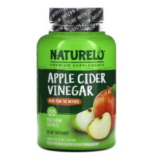 NATURELO, Apple Cider Vinegar with Keto Salts & MCT Oil, 120 Vegetarian Capsules