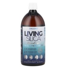 Silicium Laboratories, Orgono Living Silica, підсилювач колагену, 1 л (33,8 рідк. унції)