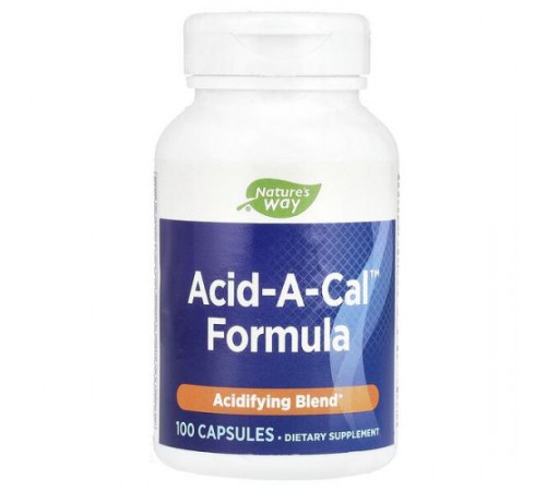 Nature's Way, Acid-A-Cal Formula, 100 капсул