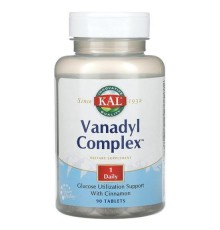 KAL, Vanadyl Complex, 90 таблеток