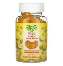 Human Beanz, Kids, клітковина в желейних зернах, Lemon Blast, 120 шт