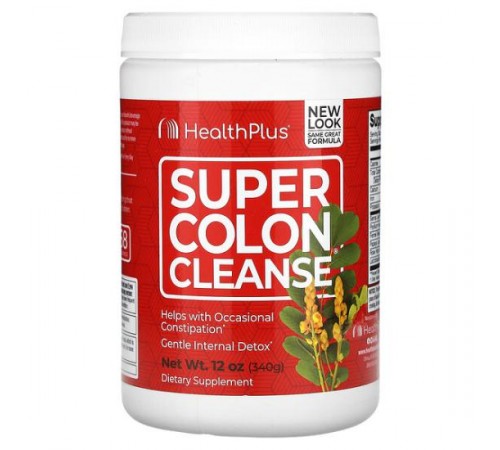 Health Plus, Super Colon Cleanse, 340 г (12 унцій)