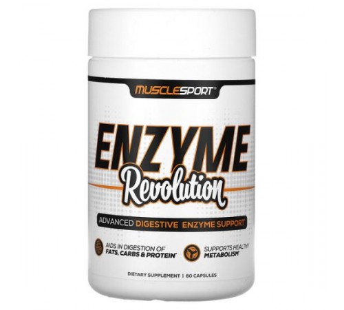 MuscleSport, Enzyme Revolution, 60 капсул