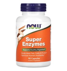 NOW Foods, Super Enzymes, 90 капсул