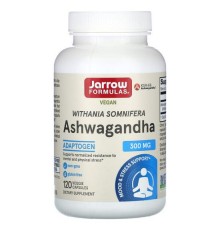 Jarrow Formulas, ашваганда, 300 мг, 120 веганських капсул