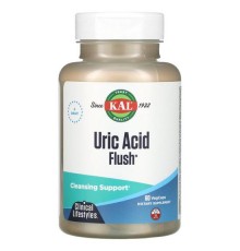 KAL, Uric Acid Flush, добавка для очищення від сечової кислоти, 60 капсул VegCaps